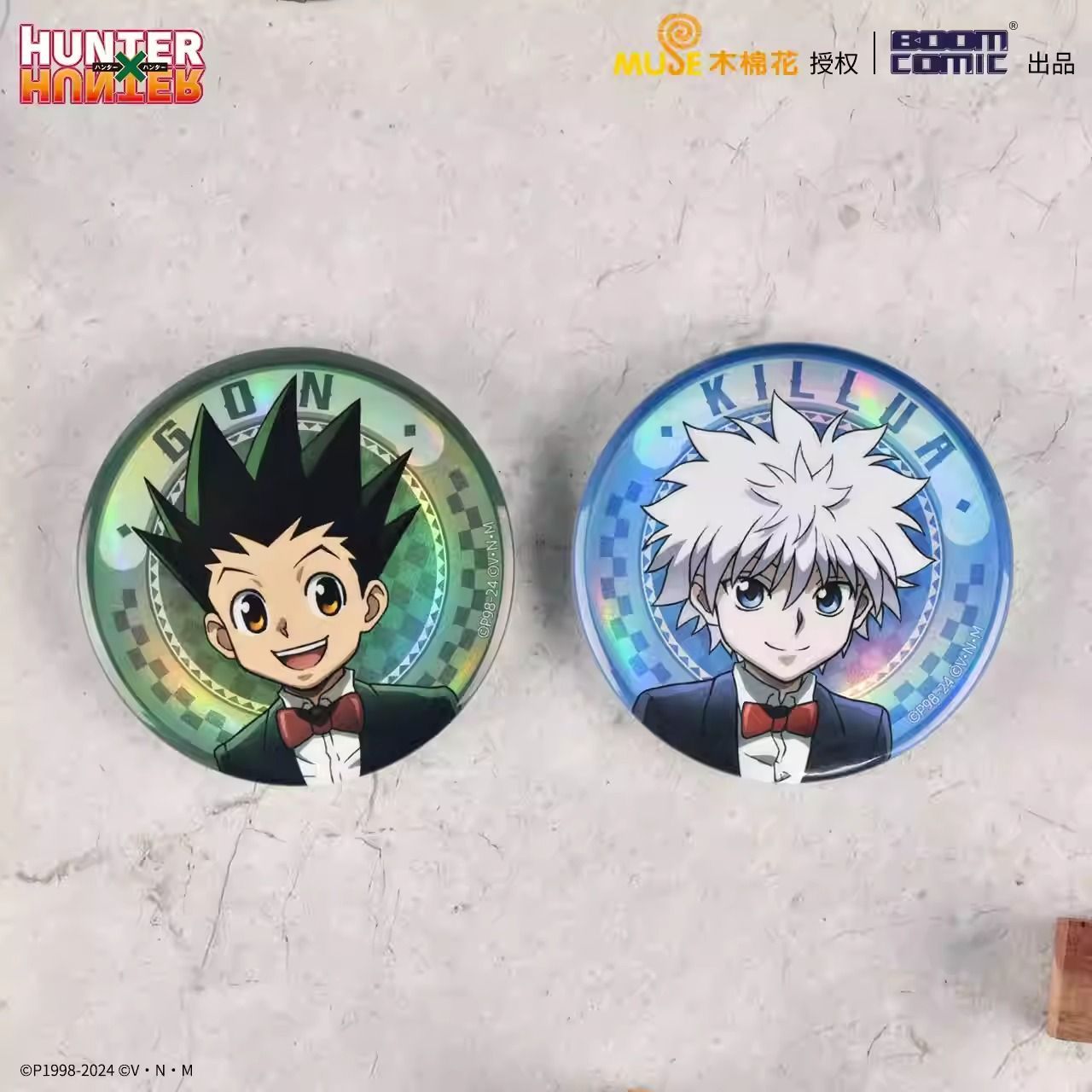 ハンターハンター スーツ ver 缶バッジ HUNTER x HUNTER - メルカリ