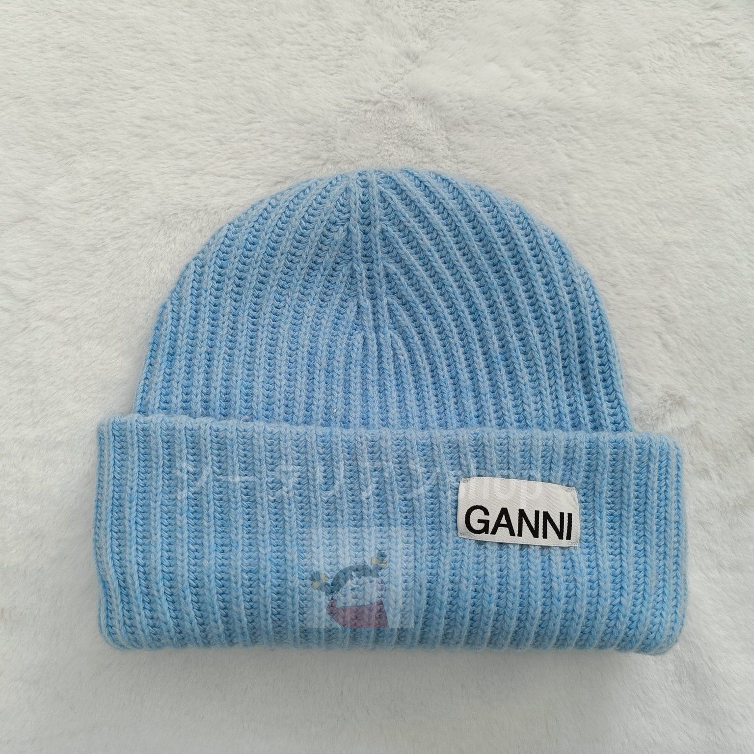 GANNI クラシックアルファベットロゴドームクラシックウール混紡