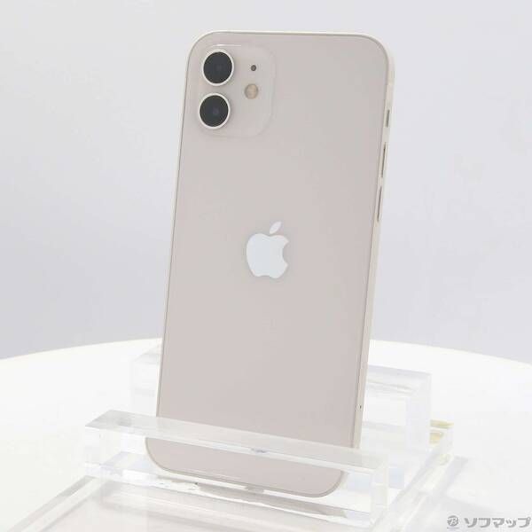 中古品〕 iPhone12 128GB ホワイト MGHV3J／A SIMフリー【262