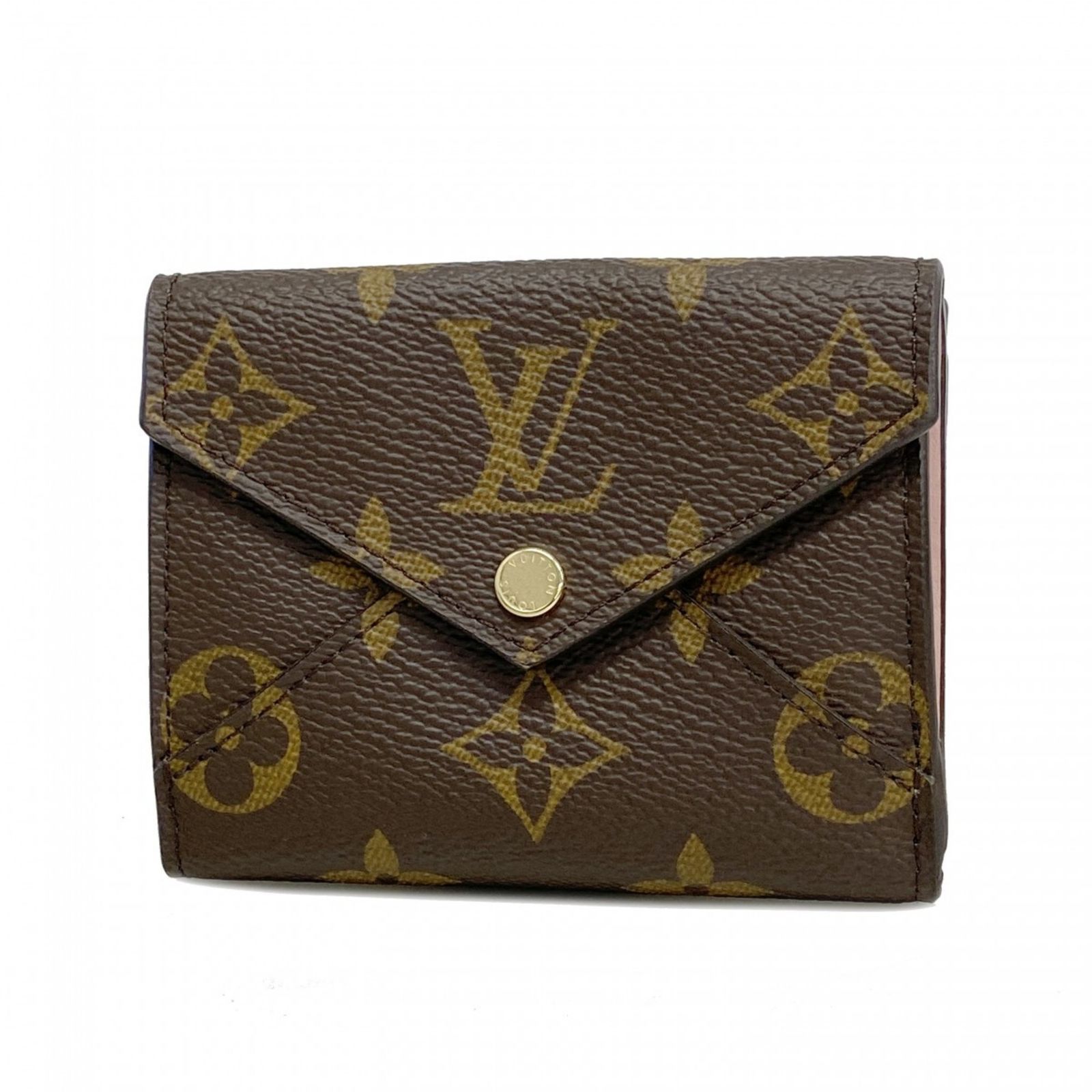 ルイ ヴィトン Louis Vuitton ルイ ヴィトン 三つ折り財布 モノグラム ポルトフォイユセレスト M81665 ブラウン ローズバレリーヌレディース