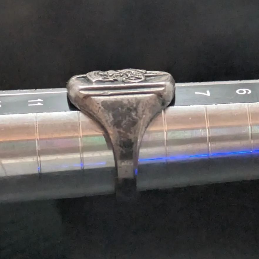 スターリングシルバー925 カレッジリング 9号ボーイスカウト シグネットリング スターリングシルバー925 カレッジリング 9号ボーイスカウト
