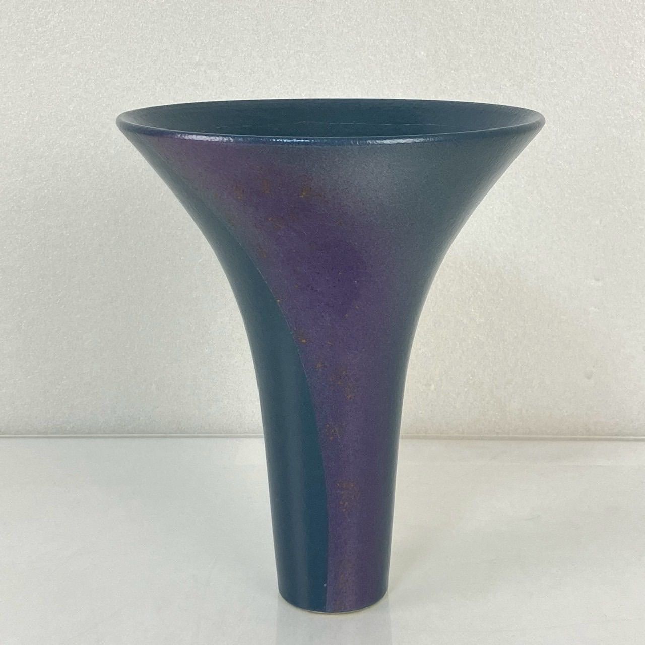 美品】花器 花入 花活け 華道具 注文 フラワーベース 池坊 池坊好み 金彩