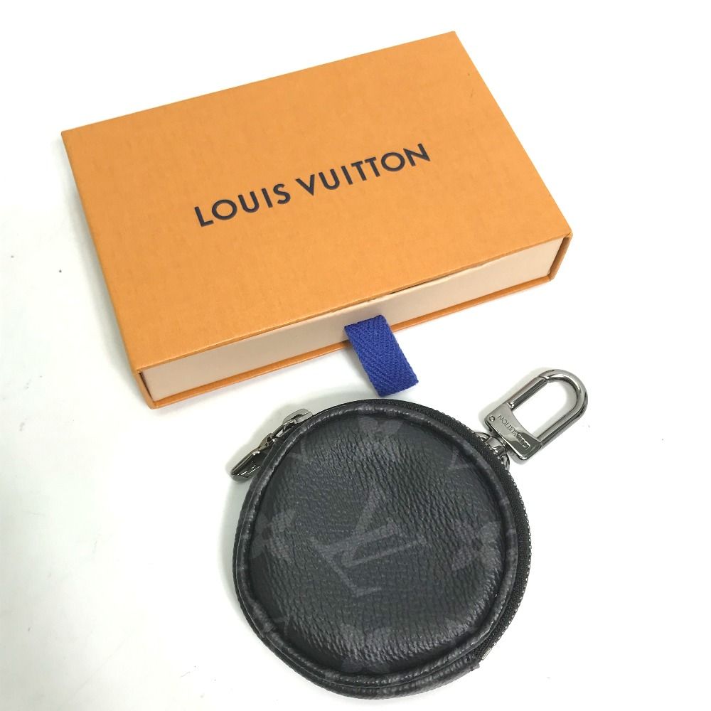 LOUIS VUITTON ポルト クレ ラウンド モノグラム エクリプス ルイ ヴィトン モノグラム ポルトクレ ラウンド ブラック M62796