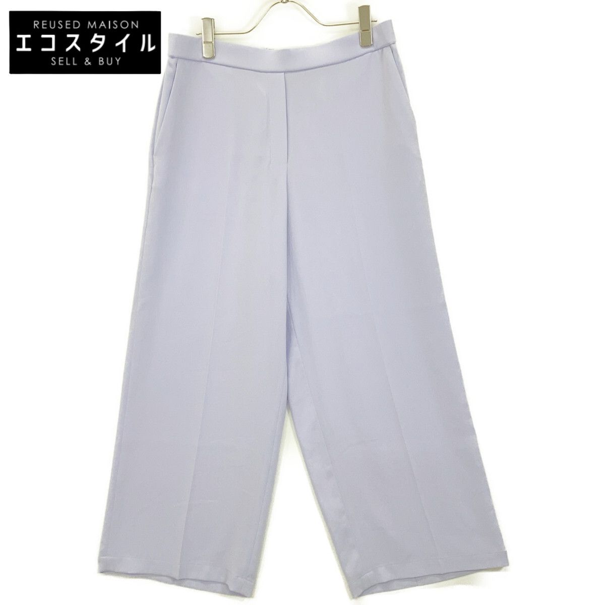 Theory セオリー 24SS 01-4206409 ﾊﾟｰﾌﾟﾙ ﾊﾟｳﾀﾞｰｸﾚｰﾌﾟ ﾘﾗｯｸｽｽﾄﾚｰﾄﾊﾟﾝﾂ 8