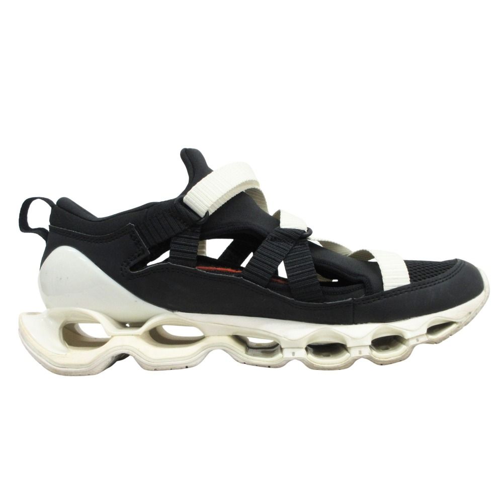 MIZUNO ミズノ WAVE PROPHECY STRAP ストラップ サンダル スニーカー シューズ 靴 サイズ26.5cm ブラック×ホワイト メンズ レディース 古着