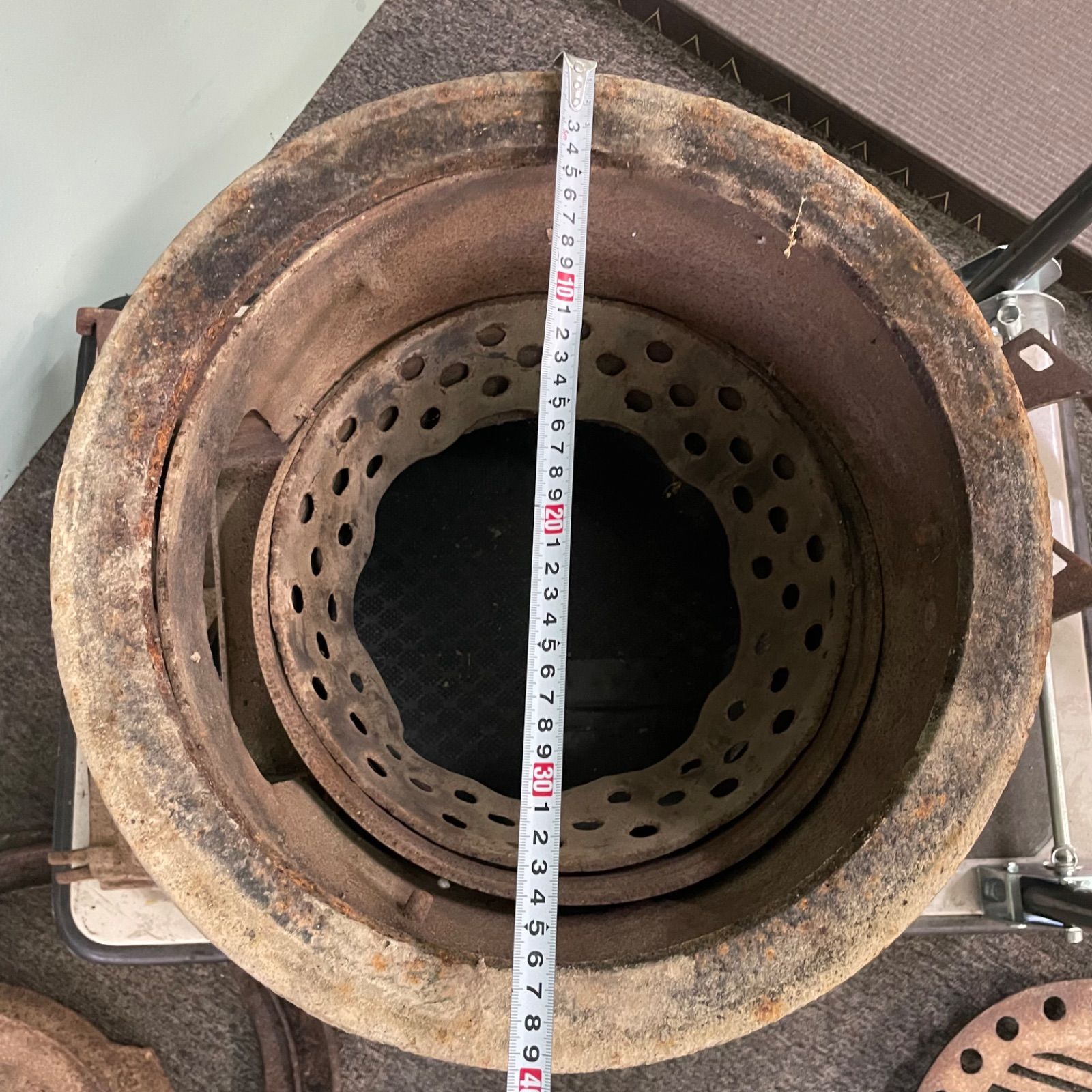 ♭ だるまストーブ キイケ レトロ 古道具 薪ストーブ 部品取り 現状品