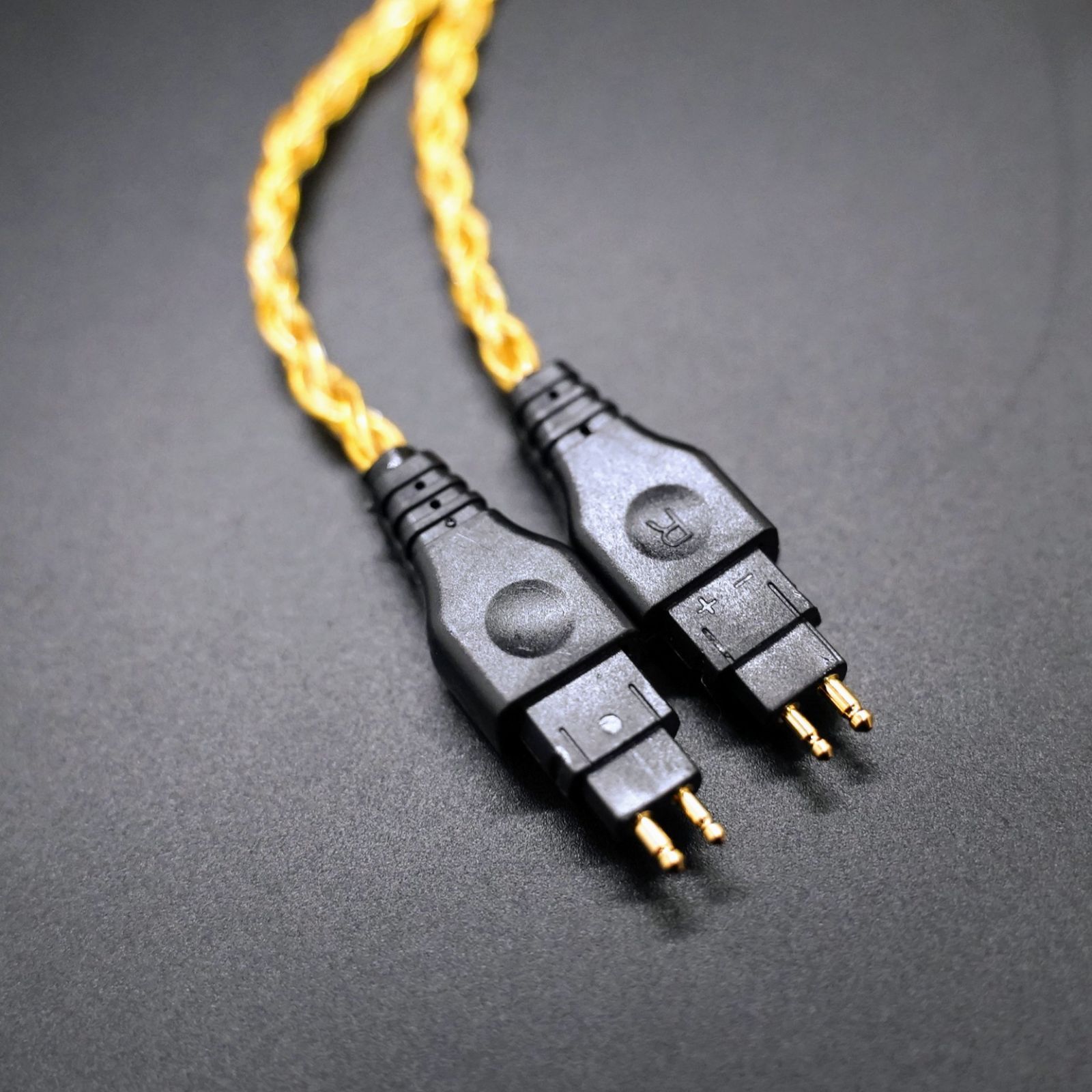 超希少!16コア2Pin(L/R) HD650 660S用4.4mmバランス接続 1.2m - Dr