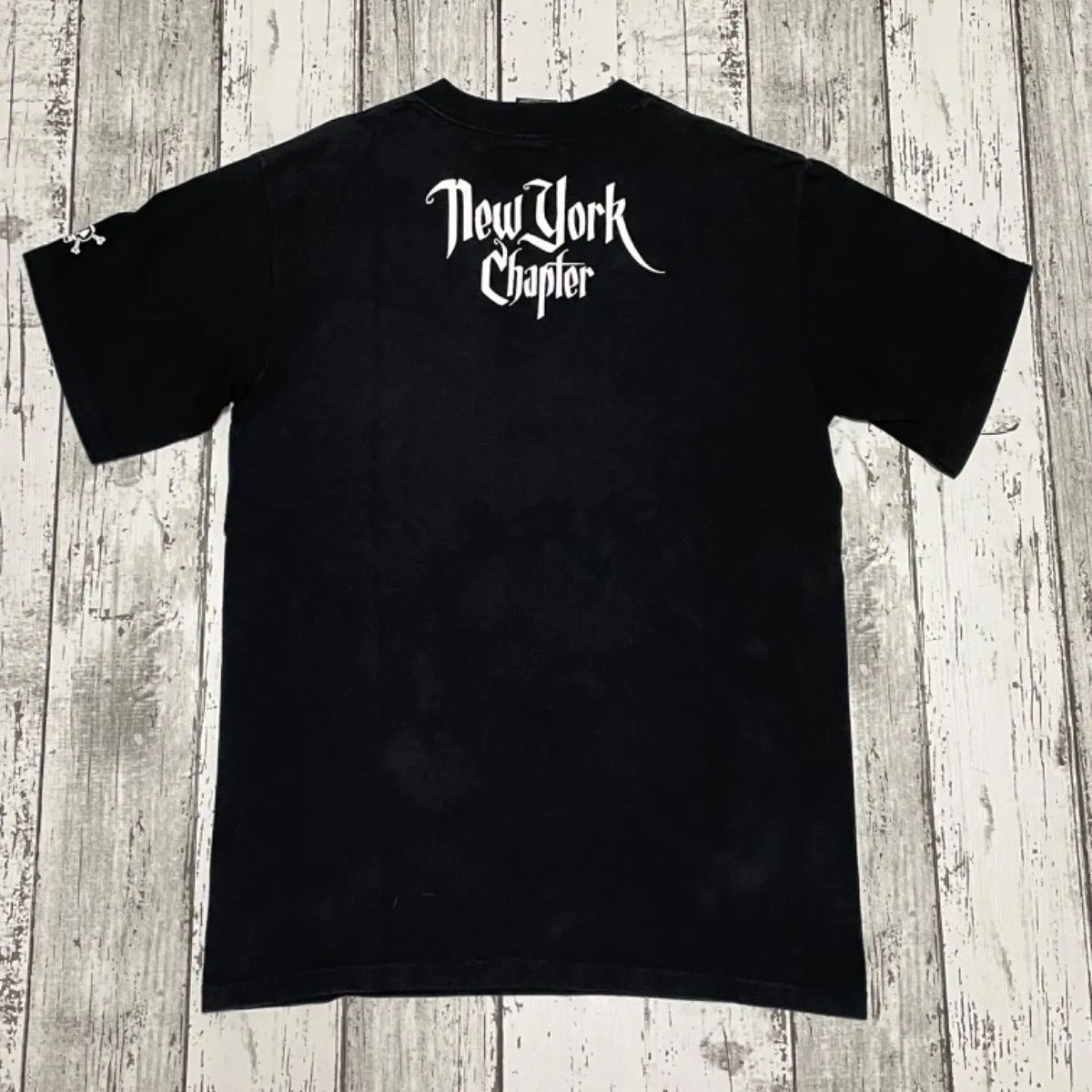 OLD STUSSY オールドステューシー STUSSY ステューシー 《希少》オールドスカル old skull ニューヨークチャプター  Newyork Chapter Tシャツ 黒 半袖 プリント S 夏服 ヴィンテージ 80's 90's - メルカリ