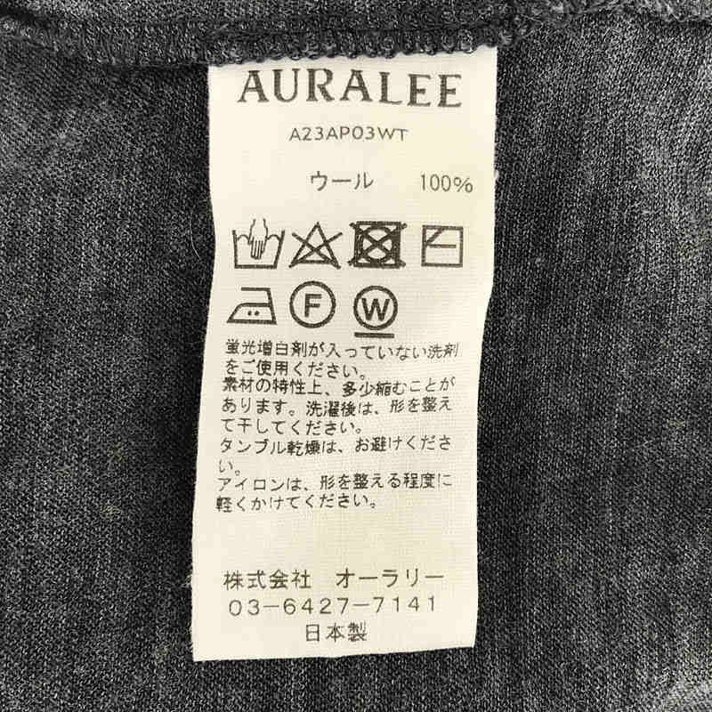 AURALEE - AURALEE / オーラリー | 2023AW | SUPER SOFT WOOL SHEER JERSEY L/S TEE / スーパーソフトウールニット | 1 | グレー | レディース 楽天市場】AURALEE（オーラリー）SUPER SOFT WOOL SHEER JERSEY