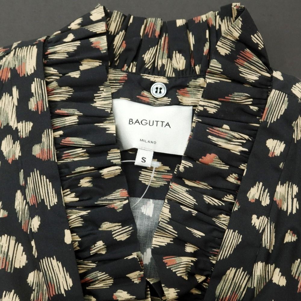 新品】バグッタ Bagutta ストレッチコットン プルオーバー シャツ  