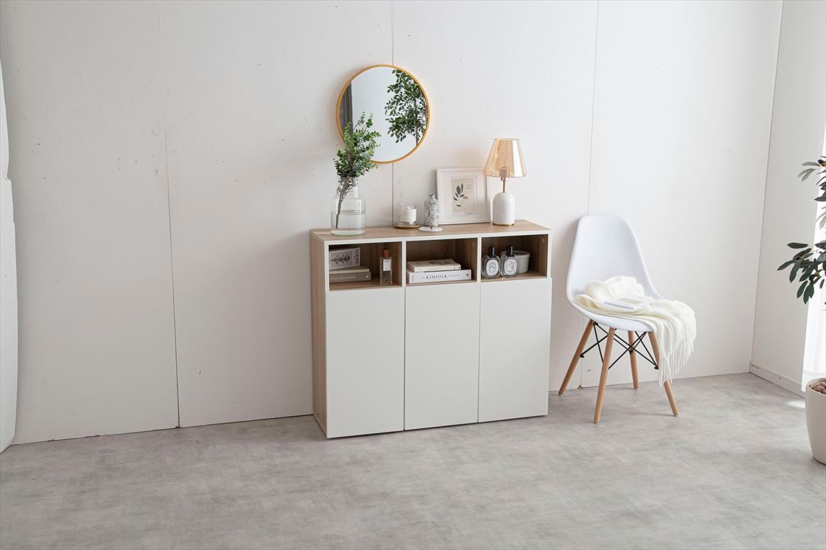 サルタレッリ アマルフィ 1ドアキュリオケース ベージュ イタリア