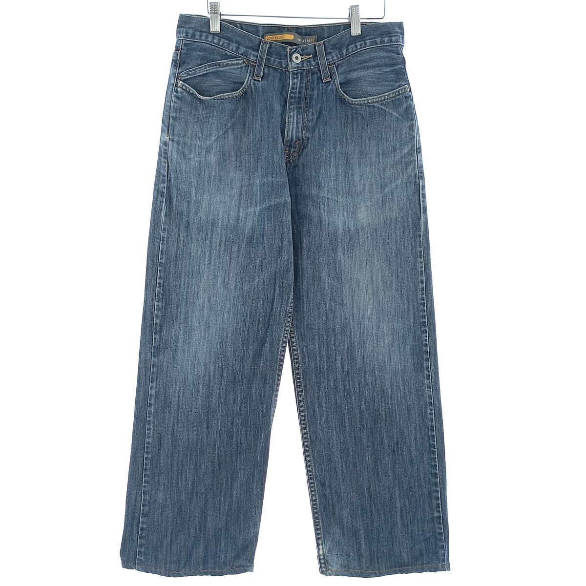 古着 00年代 リーバイス Levi's SILVER TAB シルバータブ LOW+LOOSE ロールーズ テーパードデニムパンツ メンズw32相当/eaa400714