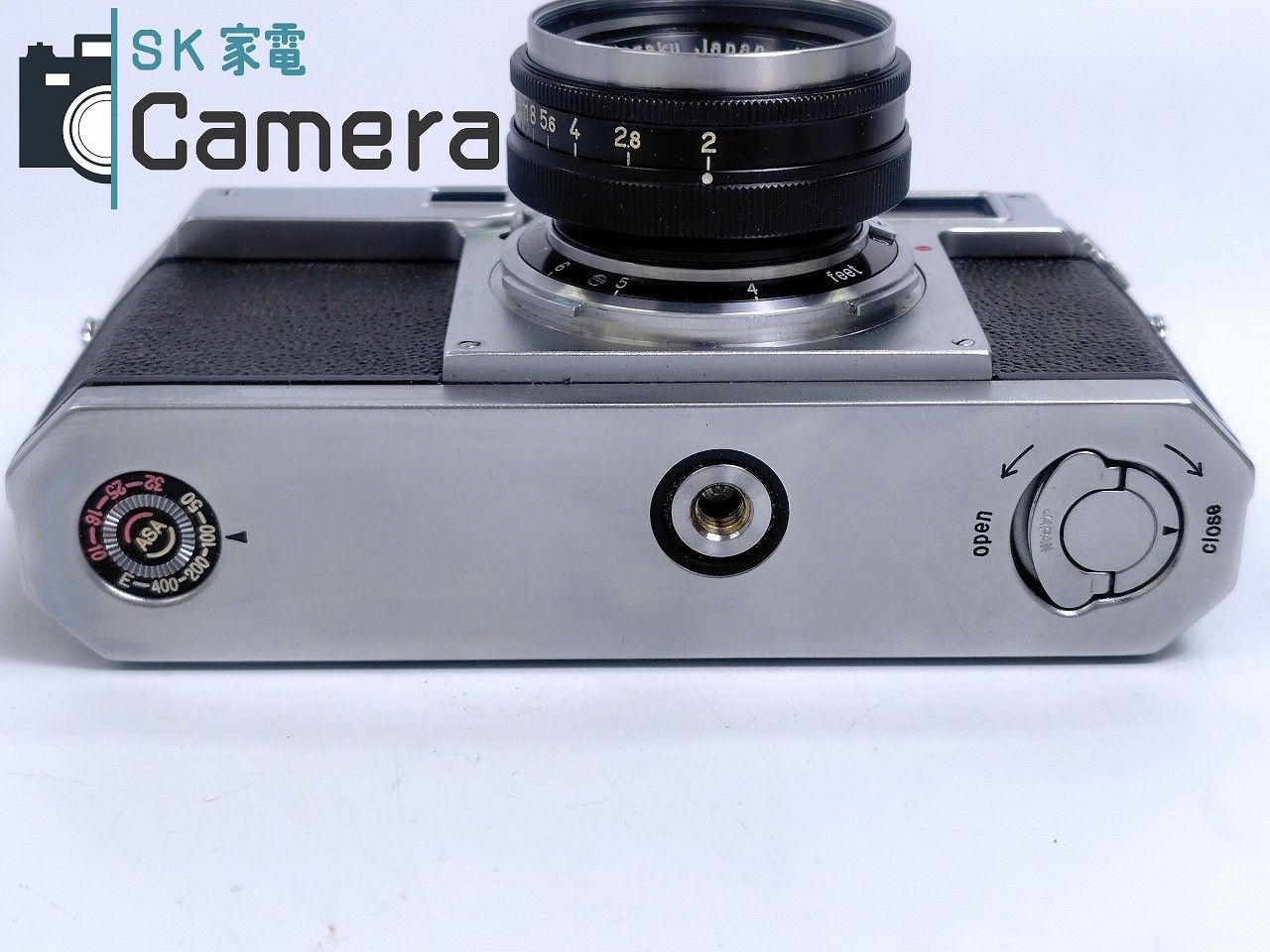 Nikon - 【中古】 Nikon S2 後期 + NIKKOR-H・C 5cm F2 フード キャップ 革ケース付 ニコン 現状品 中古】 Nikon S2 後期 + NIKKOR-H・C 5cm F2 フード キャップ 革