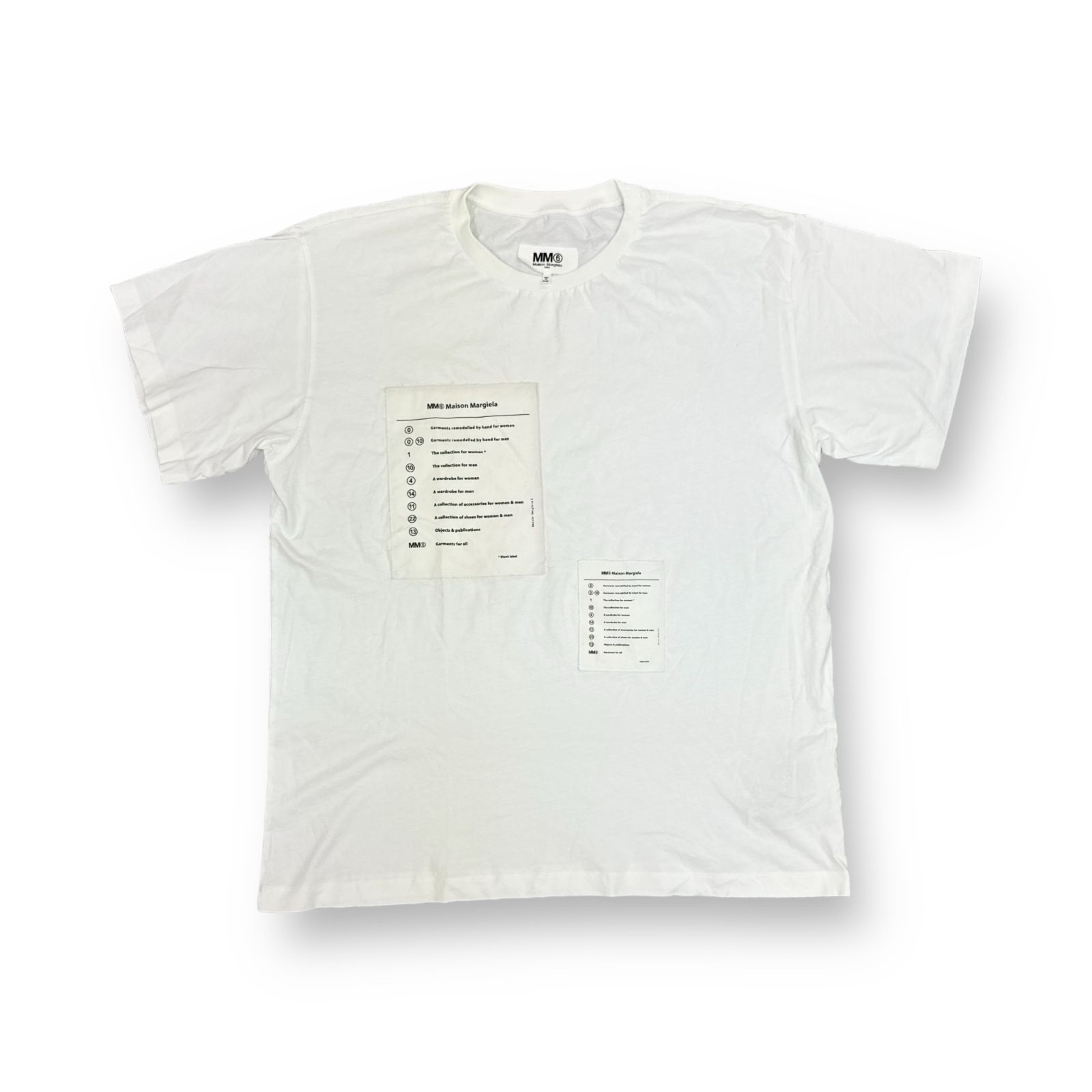 国内正規 MM6 Maison Margiela 23SS パッチデザイン オーバーサイズ T 