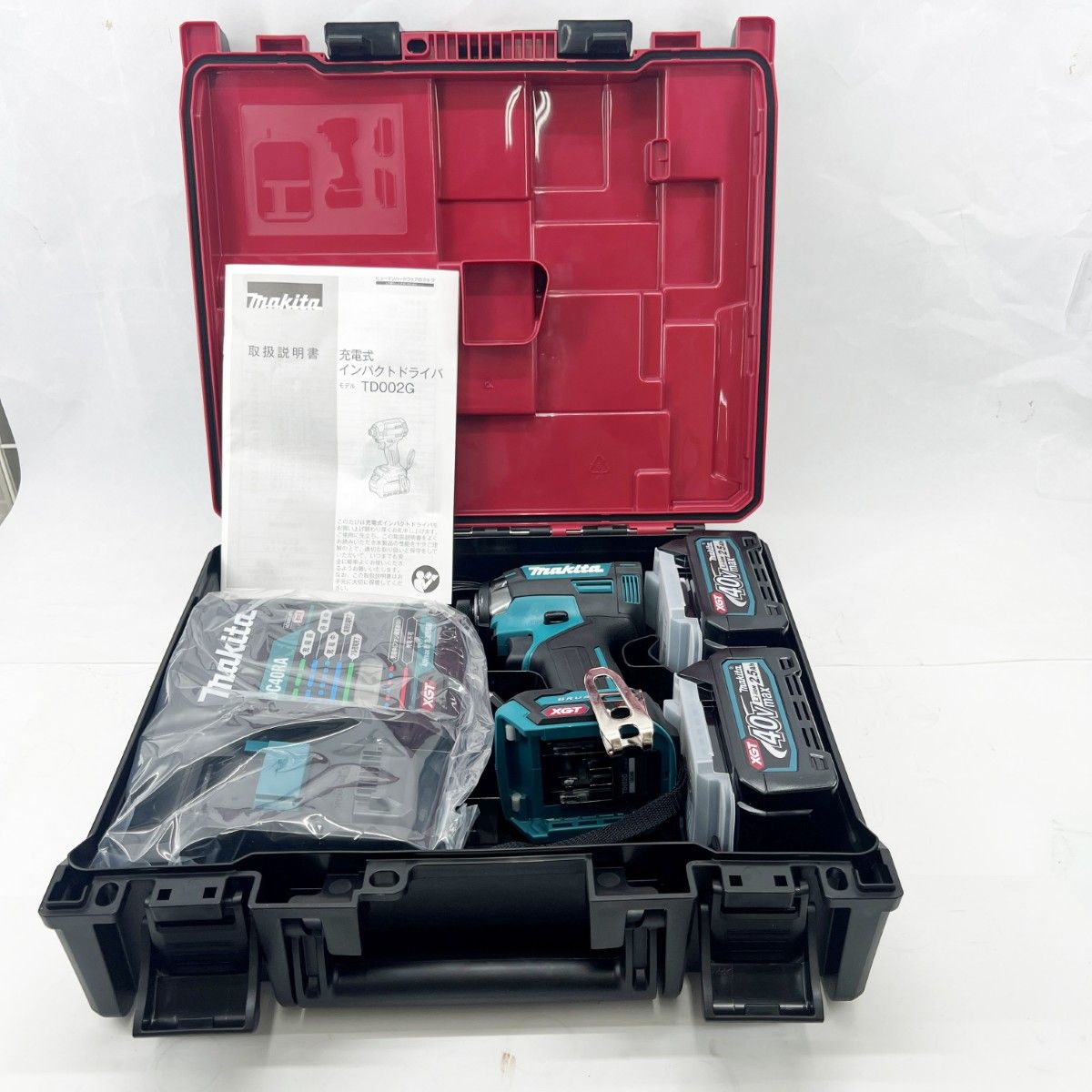 〇〇MAKITA マキタ インパクトドライバ 40v 充電器・充電池2個