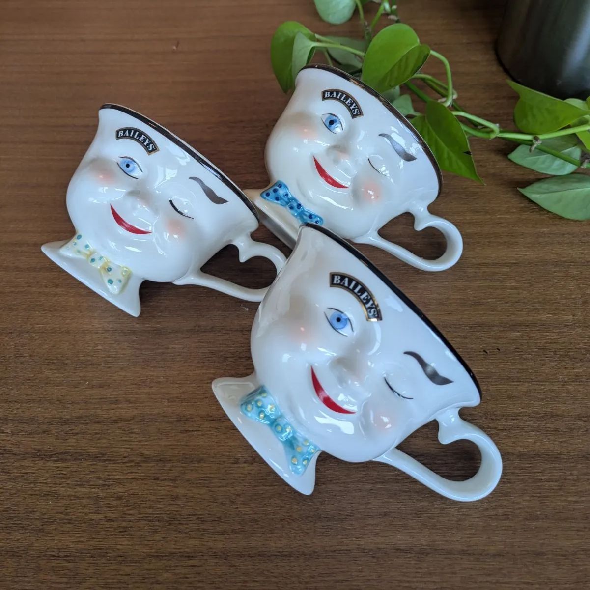 Baileys ベイリーズ ウィンキング フェイスカップ3点セット ヴィンテージ