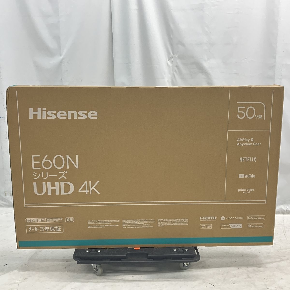 Hisense ハイセンス 50E60N 2025年製 50インチ 4K 液晶テレビ