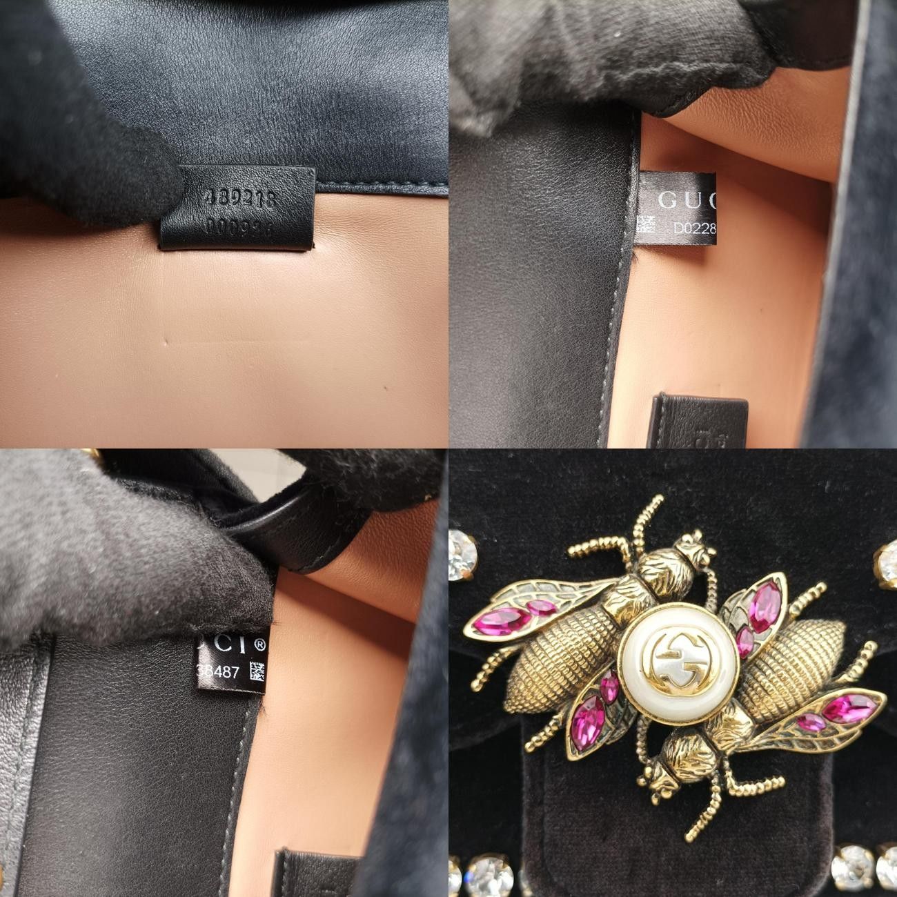 グッチGucciブロードウェイブラックベロア489218D022838487