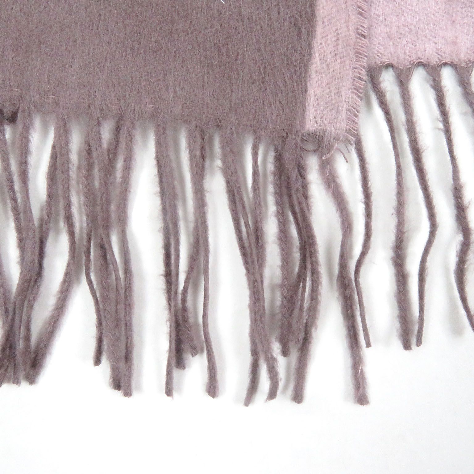 FENDI ズッカ柄 マフラー カシミヤ混 ニット ベージュ ブラウン