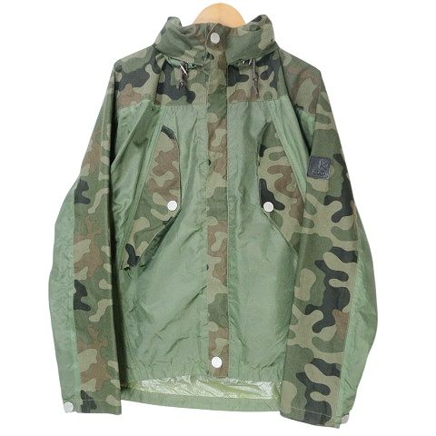 ナイジェルケーボン NIGEL CABOURN ×カリマー K100 パックアウェイシェル ジャケット マウンテンパーカー カモミックス 迷彩  ジップアップ インフード ワッペン 48 M グリーン系 IBO60 X - メルカリ