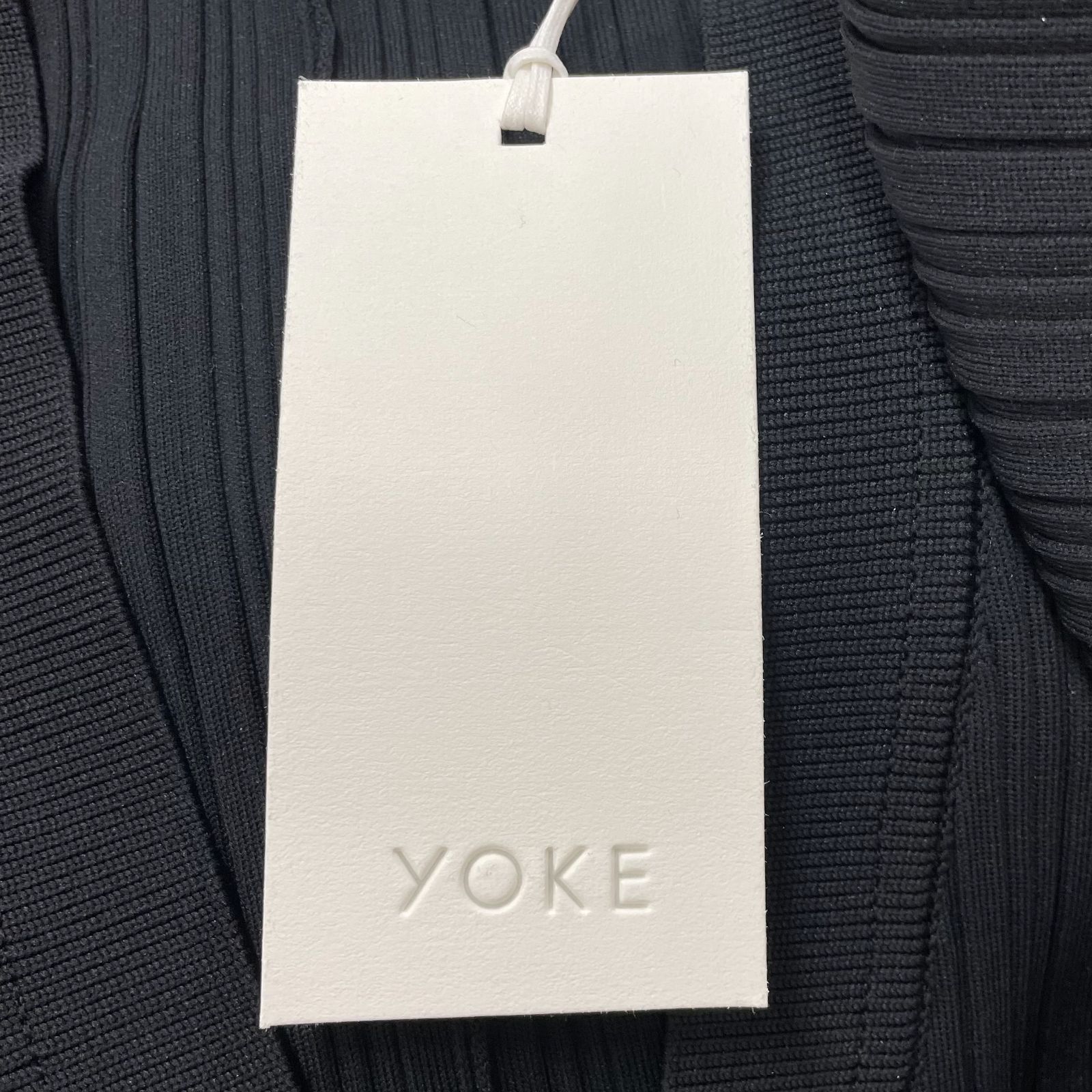 定価50600円 YOKE Pleated Knit Cardigan プリーツニットカーディガン