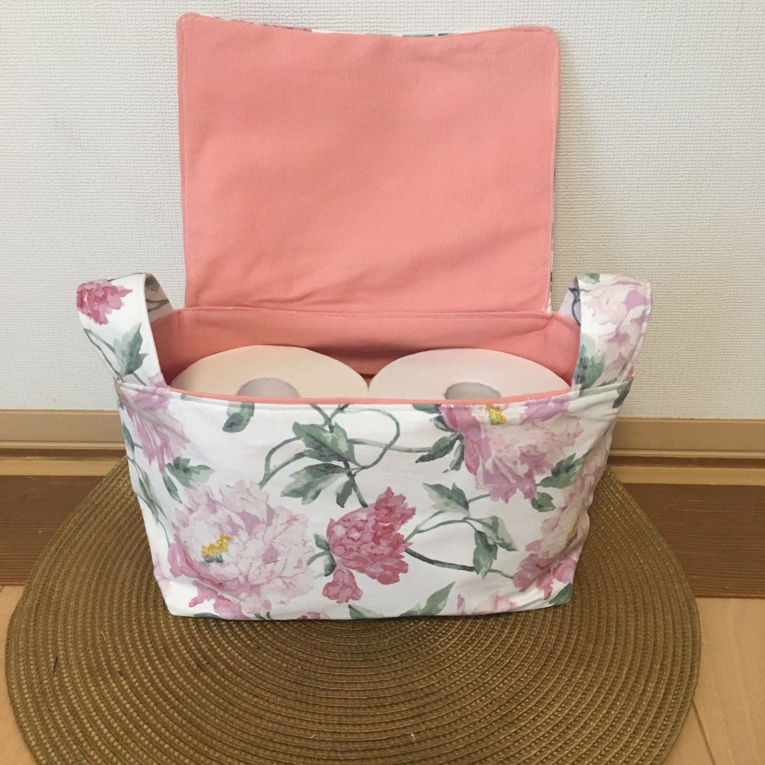 蓋付き布バスケット ハイドランジア ローラアシュレイ せせこましい 