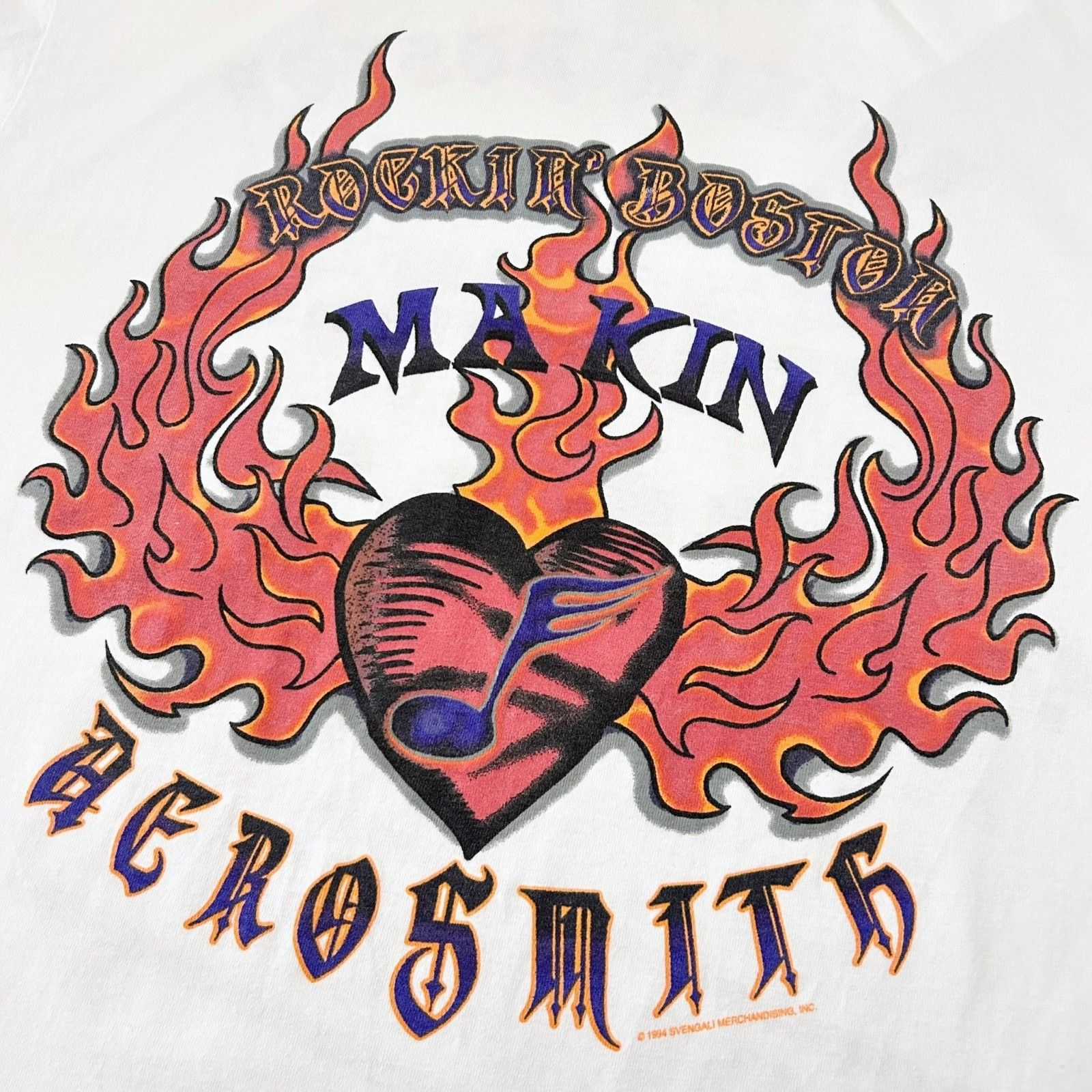 L USA製 1994 エアロスミス バンドTシャツ ROCKIN' BOSTON GREAT