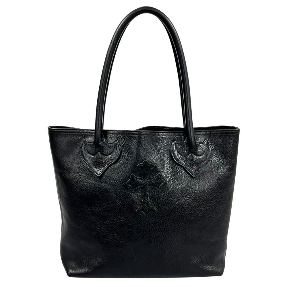 クロムハーツ トートバッグ レザー クロスパッチCHROME HEARTS CHROME HEARTS クロムハーツ FS TOTE FSトート クロスパッチ付き