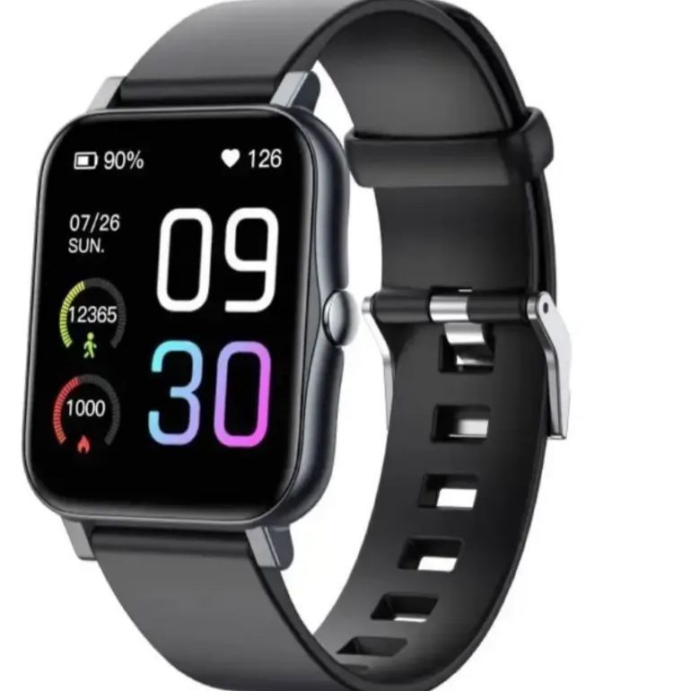 SMART WATCH スマートウォッチ HEART RATE ゴールド スマートウォッチ 腕時計 1.7 ポンプ式血圧測定 血圧 血中酸素 心拍数