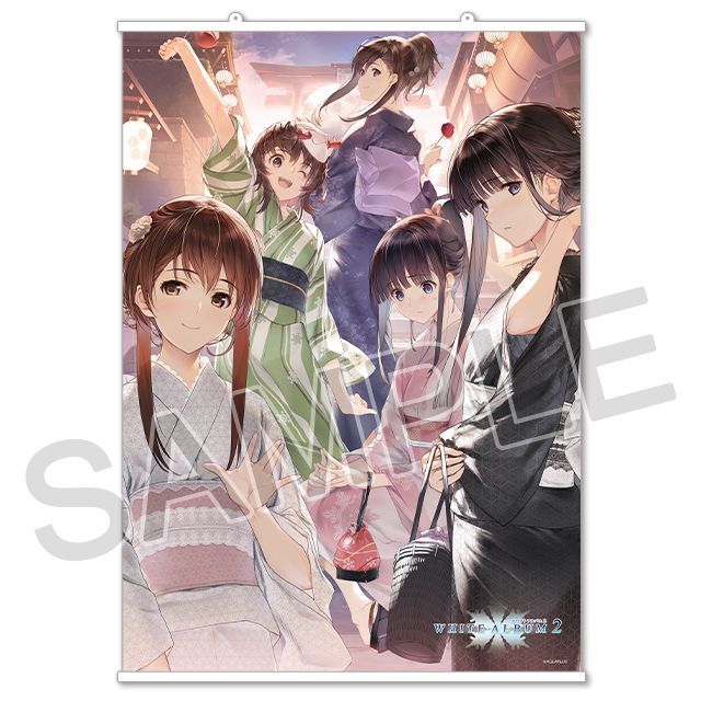 【内袋未開封品】WHITE ALBUM2 描き下ろしB2クロスタペストリー 内袋未開封品】WHITE ALBUM2 描き下ろしB2クロスタペストリー