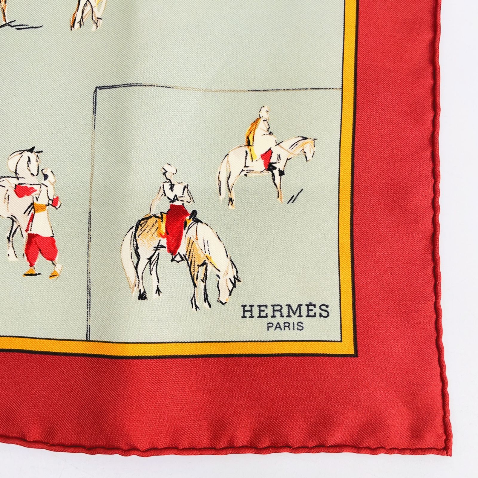 極美品 HERMES エルメス カレ45 VOYAGE AU NIGER ニジェールへの