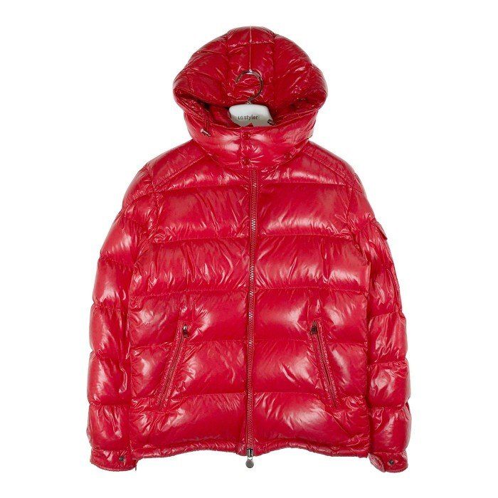 MONCLER 赤いダウンジャケット フリル付き（2020年春夏＜MONCLER