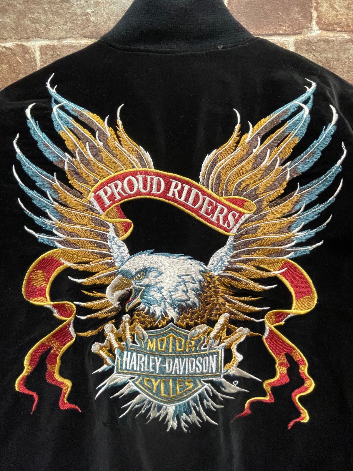 美品 Mサイズ ハーレーダビッドソン ヴィンテージ イーグル スカジャン 美品 Mサイズ ハーレーダビッドソン ヴィンテージ イーグル スカジャン