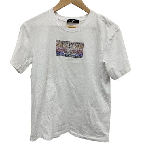 シャネル ココマーク ラインストーン Tシャツ C63126K10637
