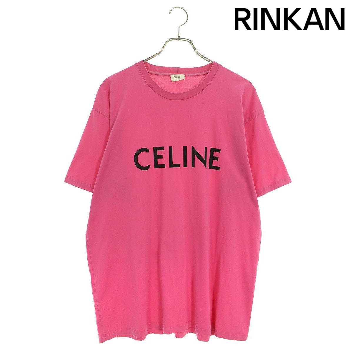 セリーヌバイエディスリマン  21SS  2X681501F ルーズフィットロゴプリントTシャツ メンズ L