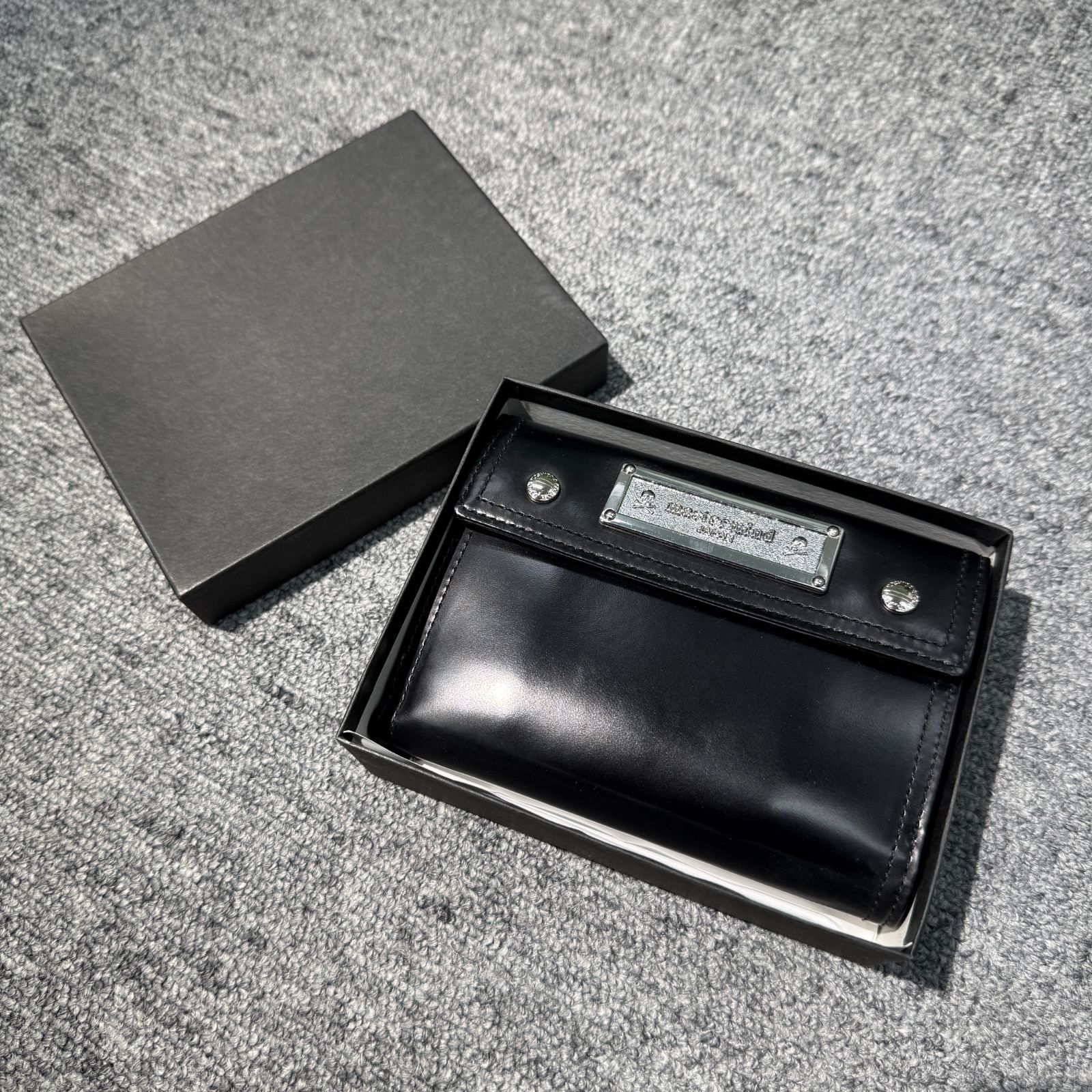 ♥ MASTERMIND JAPAN x PORTER レザー 折り財布 カードケース コインケース