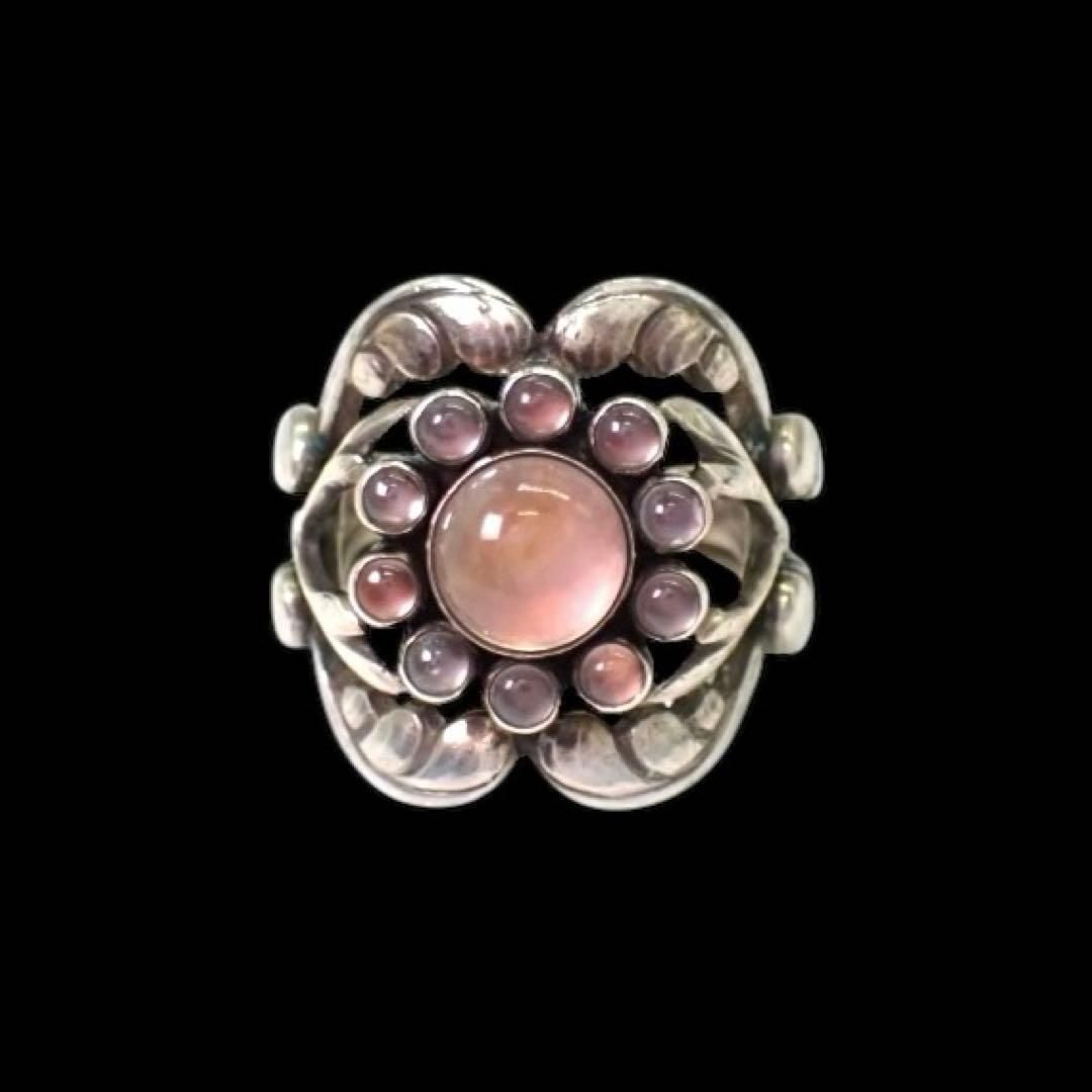 ジョージジェンセン 10 ムーンライトブロッサム リング 925 3792