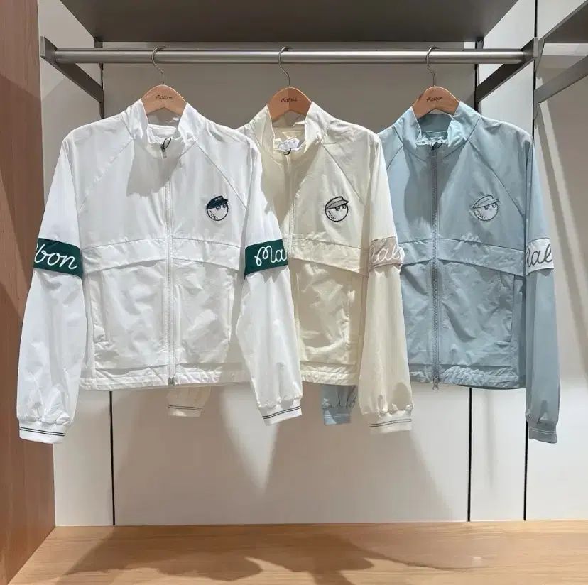 MALBON GOLF マルボンゴルフ ゴルフ スリーブ 取り外し ウーブン ジャケット 3color
