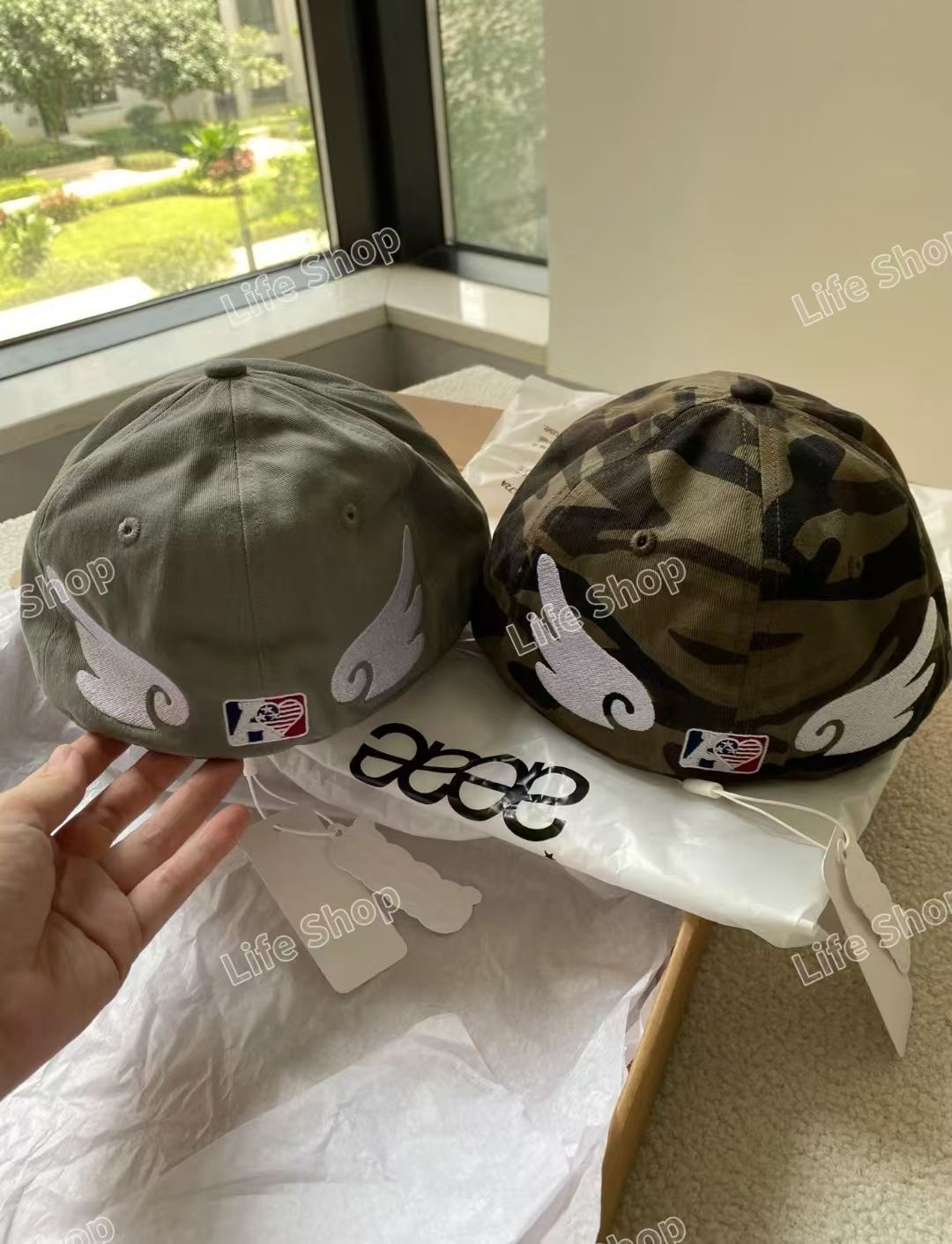 韓国 AEAE エーイーエーイー AEAE AE SYMBOL ANGEL WING CAP