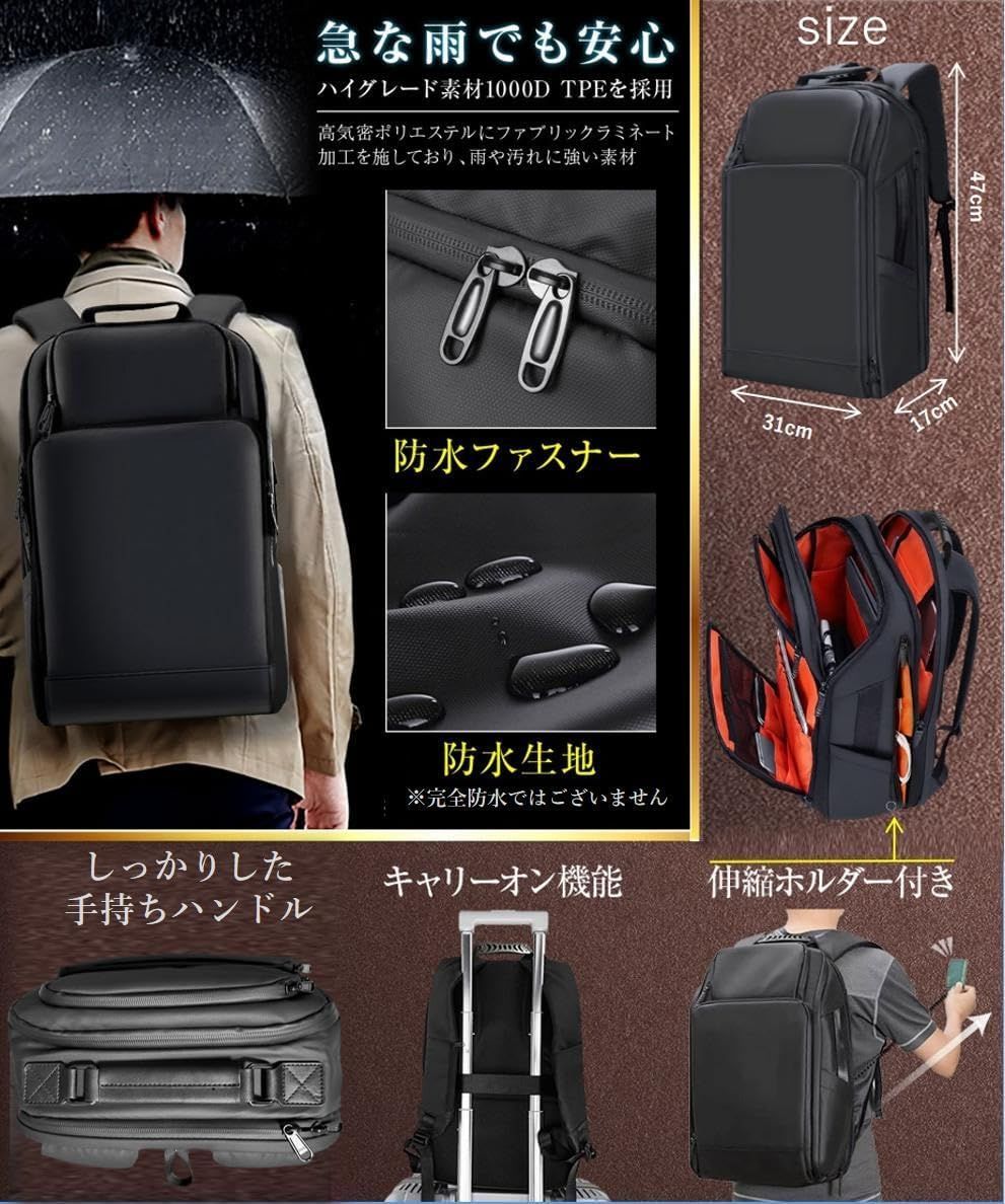 リュックサック ビジネスリュック 男女兼用 大容量バッグ 鞄 リュックサック ビジネスリュック 男女兼用 大容量バッグ 鞄