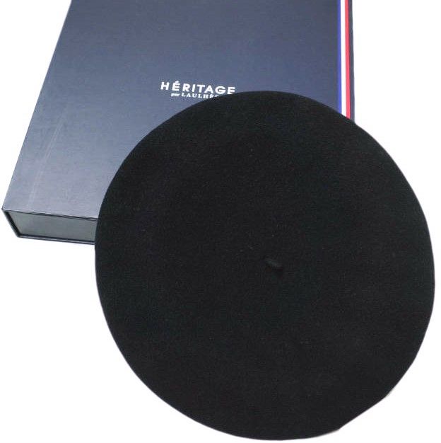 LAULHERE ローレール フランス製 CAMPAN カンパン ウールベレー帽 LAU00004-100 59 NAVY ユニセックス 帽子 g21263