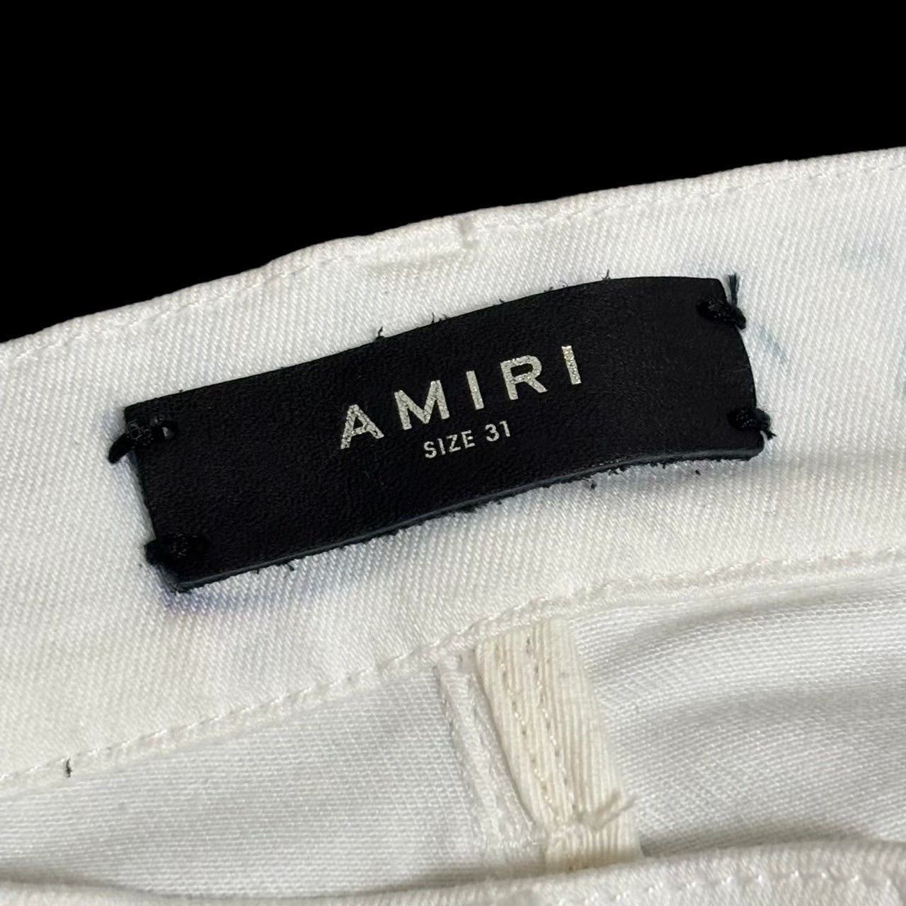 AMIRI アミリ ダメージパンツ 白 スキニー 長ズボン ジーンズ ダメージ