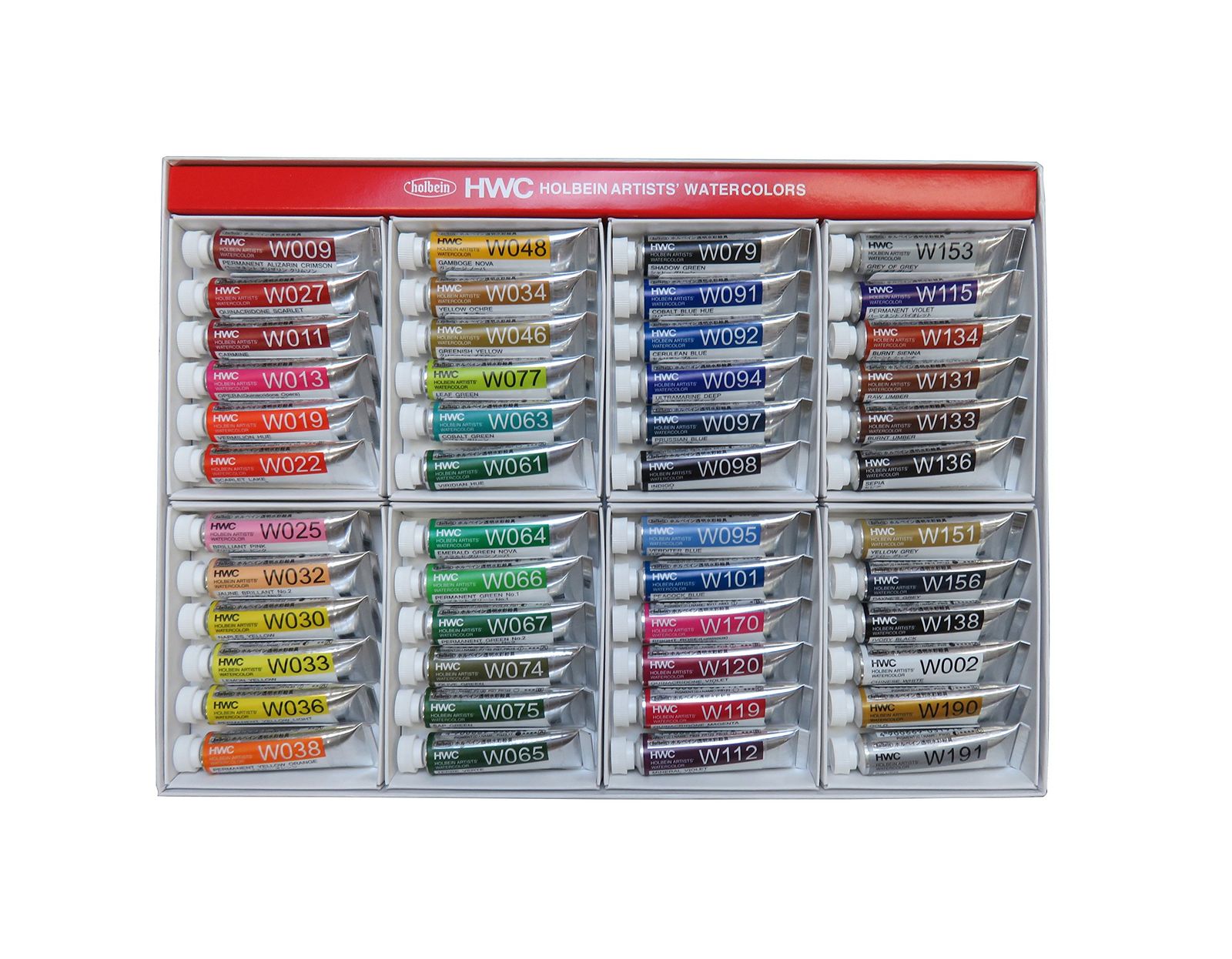 ホルベイン 透明水彩絵具 W409 5ml 48色セット 3409 48色セット 単品