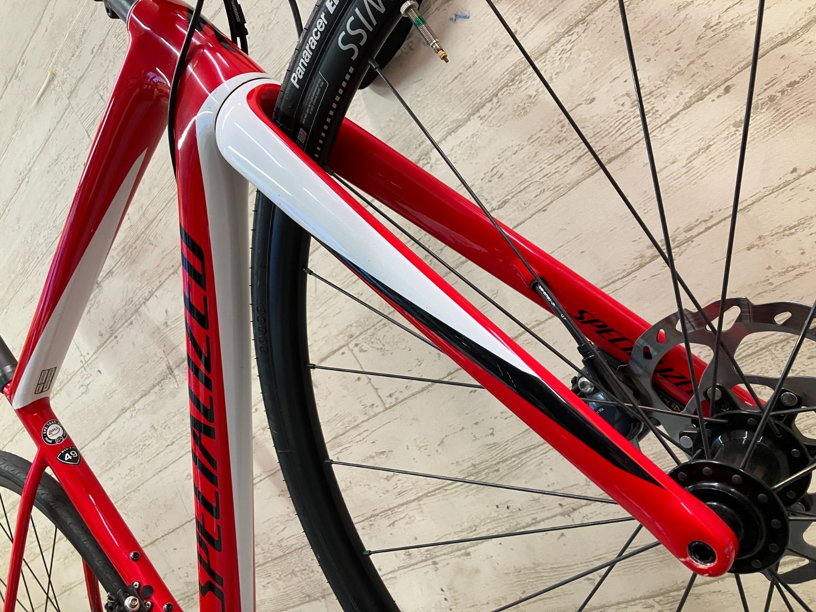 SPECIALIZED TARMAC SL6 DISC SPORT 2019 FACT 9R CARBON size49 SHIMANO ULTEGRA 105 2×11s スペシャライズド