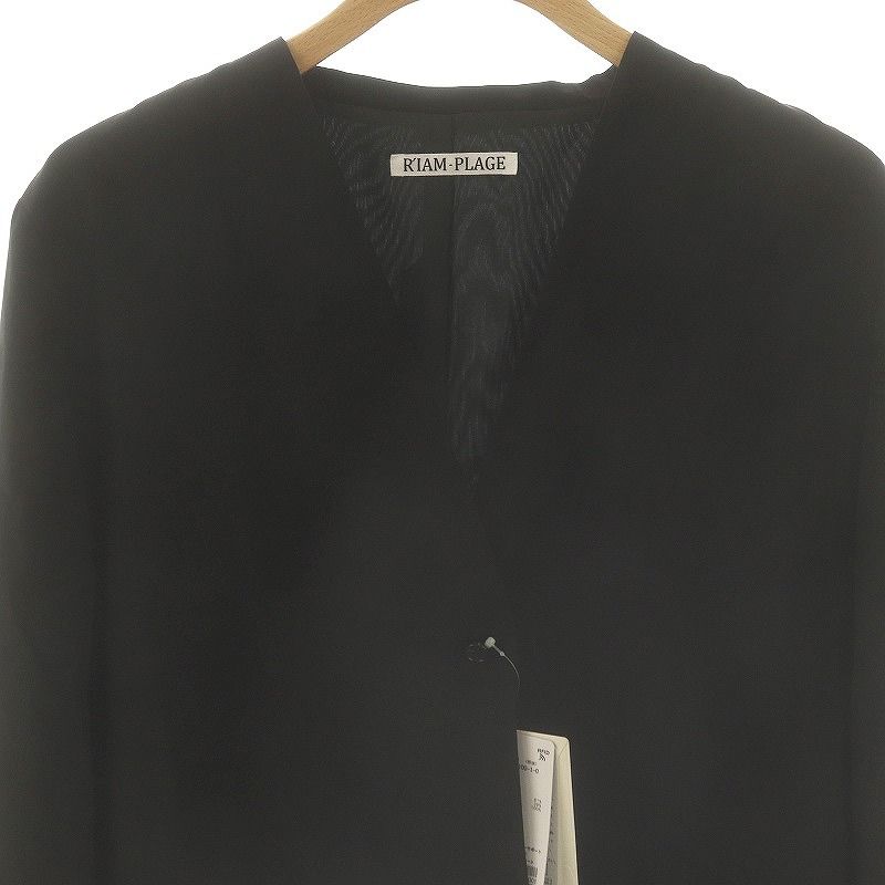 リアムプラージュ R'IAM-PLAGE 24SS RIAM キュプラブラウス ショート