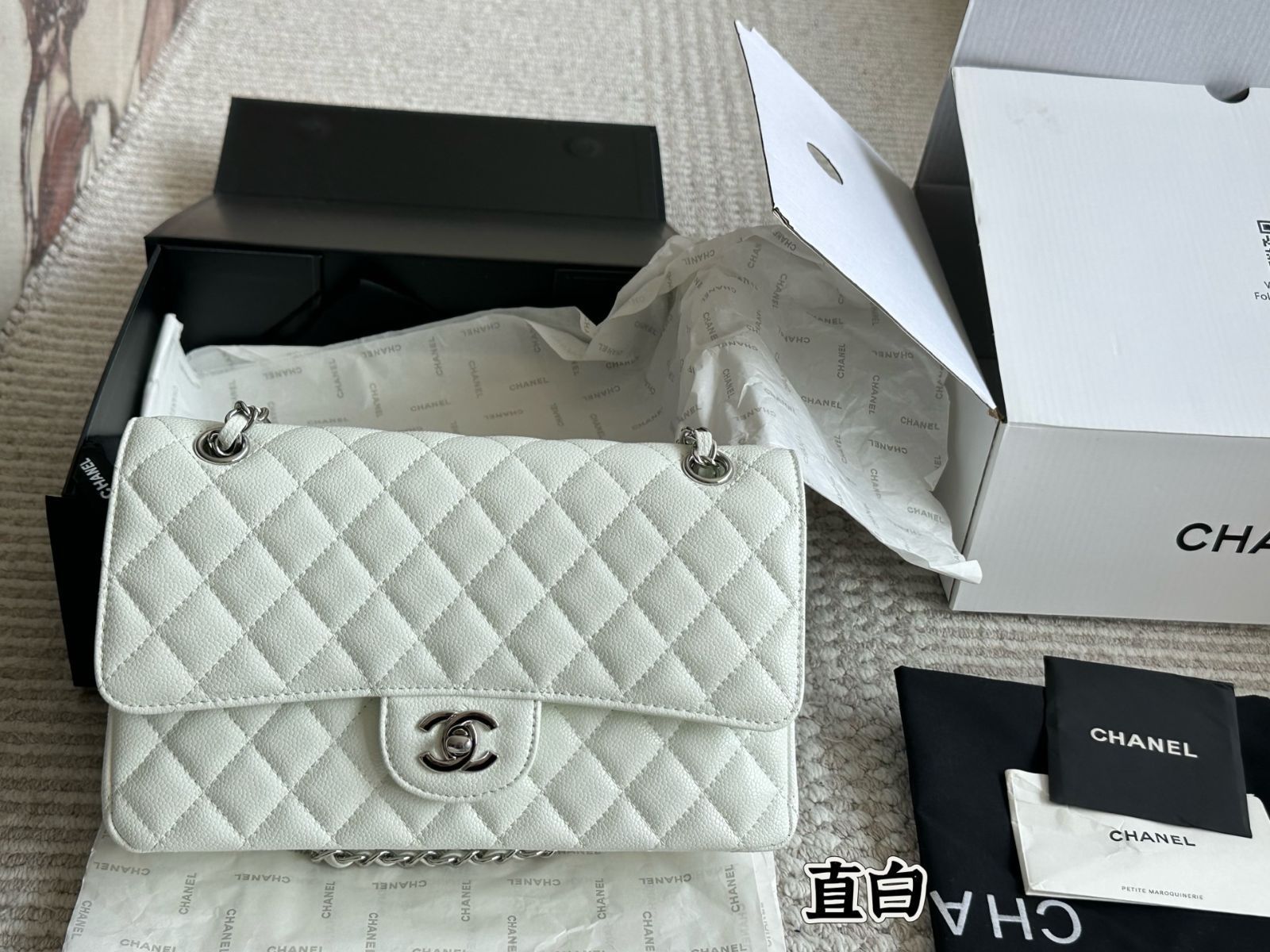 今日特価】Chanel Calfskin CF Series Quilted Bag ?エレガント