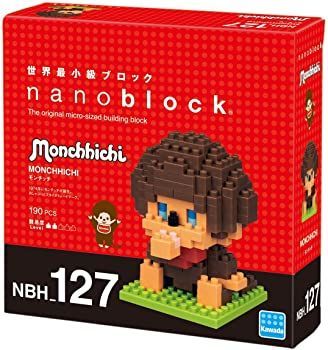 KURO 　2個未使用　1個1度使用 中古】(未使用・未開封品)モンチッチ ナノブロック 限定3000個