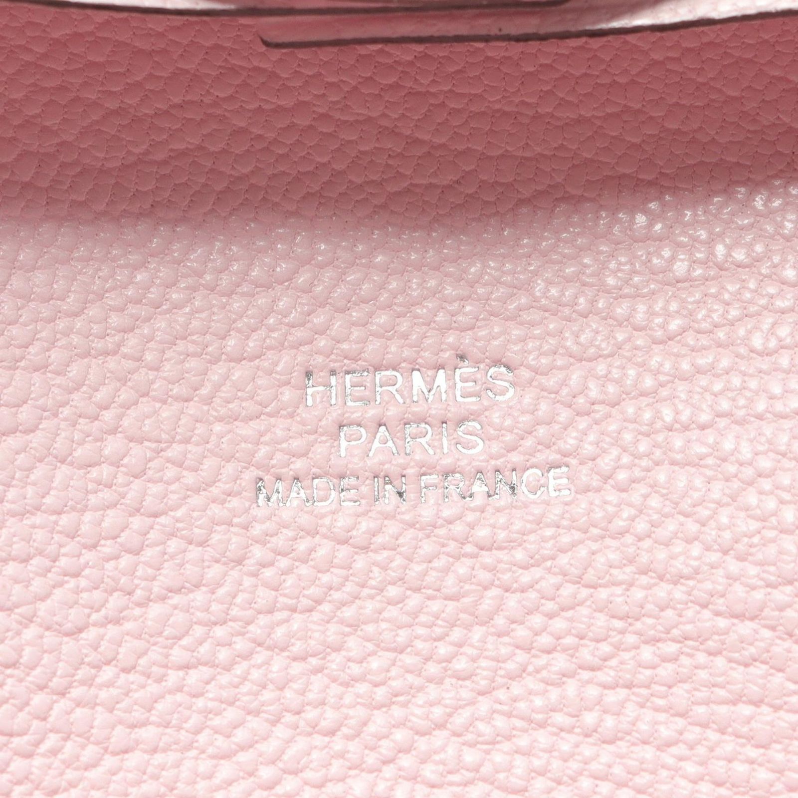 エルメス HERMES コインケース バスティア ローズダーリン レザー