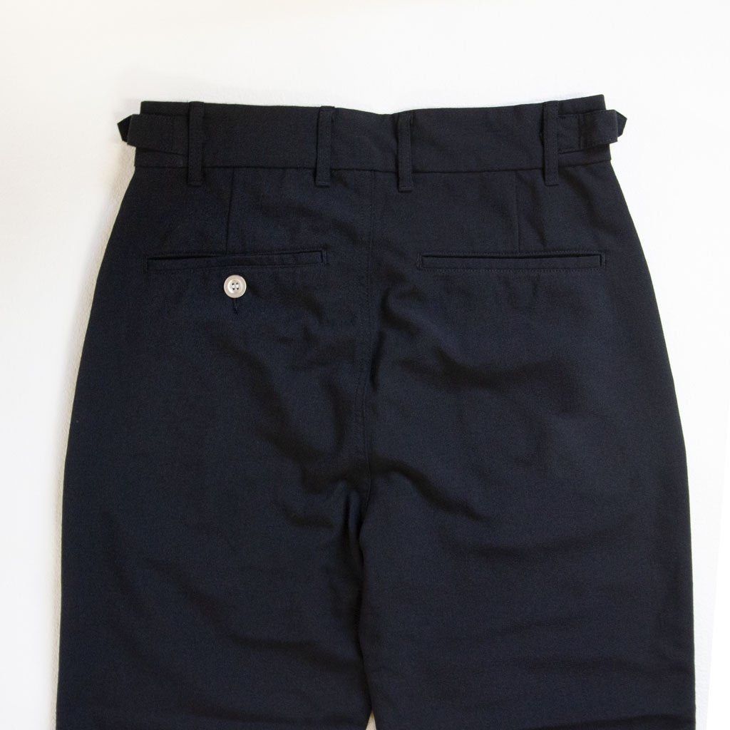 iori 2TUCK TROUSERS. BLACK - メルカリ