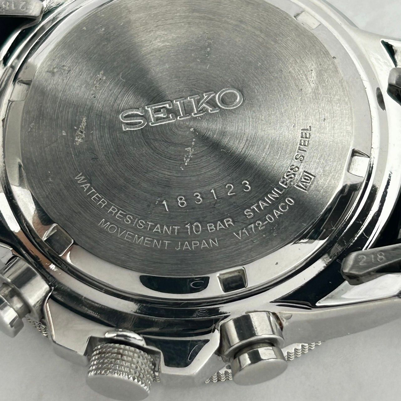 SEIKO セイコー プロスペックス 腕時計 メンズ ソーラー 10気圧防水 V172-0AC0 シルバー ブラック - メルカリ